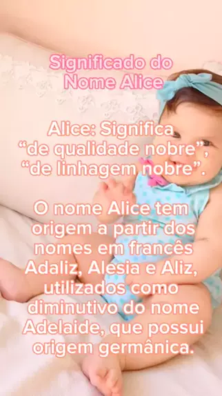 Significado De Alice Descubrelo Todo Sobre Este Bonito Nombre