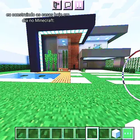 MARIA CLARA E JP CONSTROEM A PRIMEIRA CASA NO MINECRAFT MINECRAFT