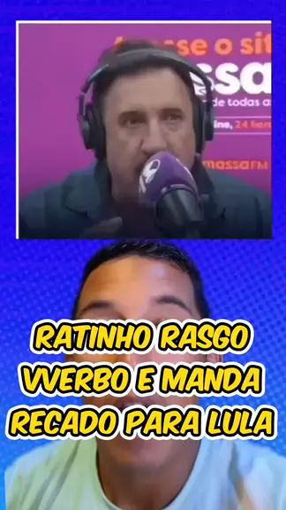 Lula Rato lula em ratinho entrevista:ratinho rasgo vverbo e ...| Kwai