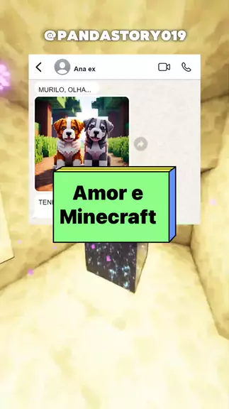 Amor e Minecraft #KwaiNoEstrela #SóPrecisava #Rona ...| Kwai