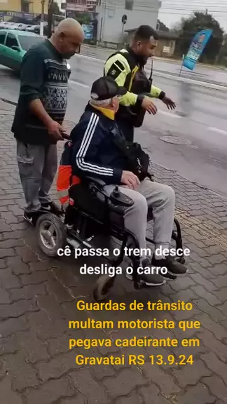 4932 Like(s), 810 Comment(s). Kwai video from Dia a Dia do Rio de Janeiro(@diaadiarj): "Guardas de trânsito multam carro que carrega cadeirante ,por subir na calçada por causa da chuva . Gravataí RS 13/09/2024 #AprenderComFamília #EstrelaDeFamília #KwaiFamilia"