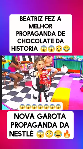 beatriz propaganda de chocolate | Discover