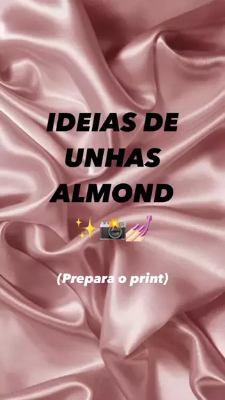 unhas almond descorada | Discover