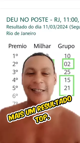 resultado em ponto rj - deu no poste hoje & que de | Kwai