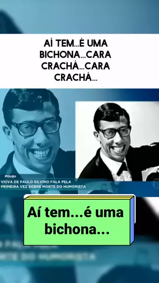gif do paulo silvino dizendo isso é uma bichona | ...| Kwai