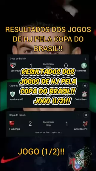 resultado jogos copa do brasil