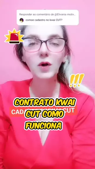 como cadastrar no kwai cut? | kwai cut cadastro li ...| Kwai