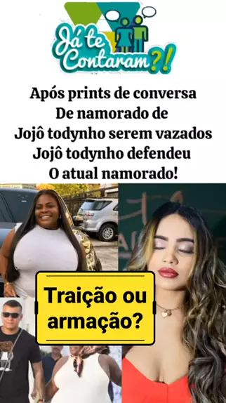 Jojo Todynho se pronuncia após namorado ter prints vazados