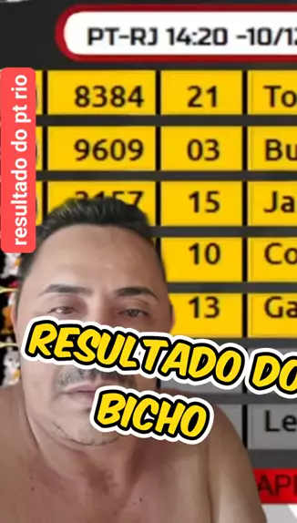 Resultado jogo do bicho rio de janeiro de hoje - JOGO DO BICHO