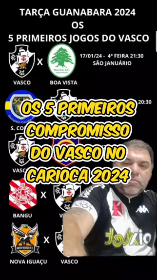 Os próximos 5 compromissos do Vasco na Série B | SuperVasco