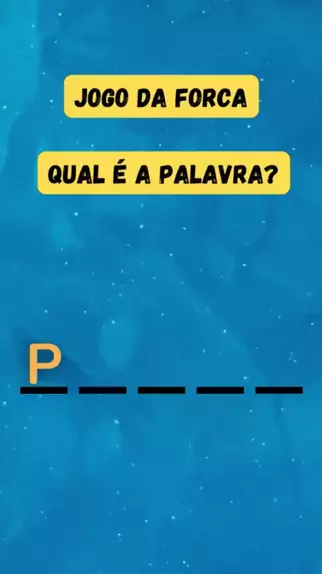 Desafios e Enigmas: jogo da forca