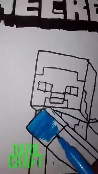 minecraft drawings steve