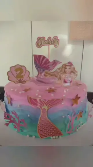 Bolo Da Barbie Sereia