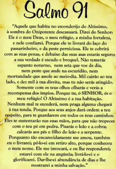 salmo 91 completo com letras grandes