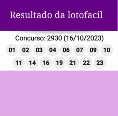 Resultado da Lotofácil de hoje, segunda-feira (14/03), concurso