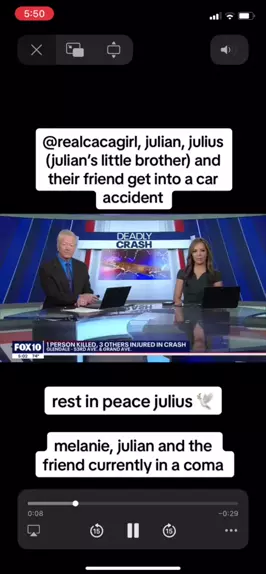 julian and melanie car crash Discover