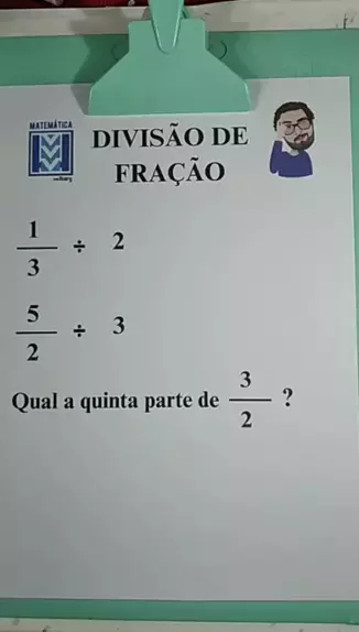 qual a quinta parte de 105